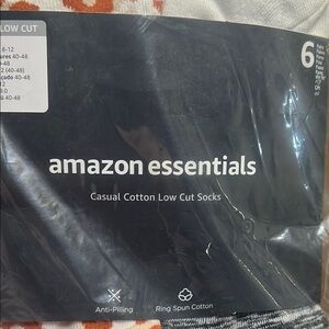 Amazon Essentials 6-Pk Low Cut Socks